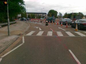Lane reduction 2