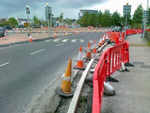 Widening pedestrian & cycle lane 3